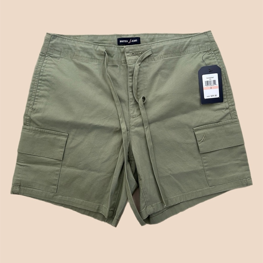 Women’s Green Cargo Shorts